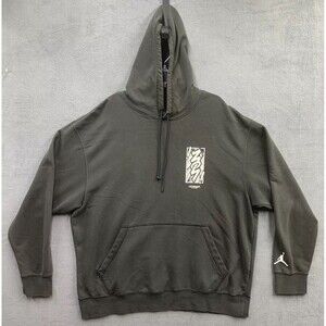 Jordan Zion Williamson Dri-Fit Pullover Hoodie XXL Black Logo Graphic DH0598-010